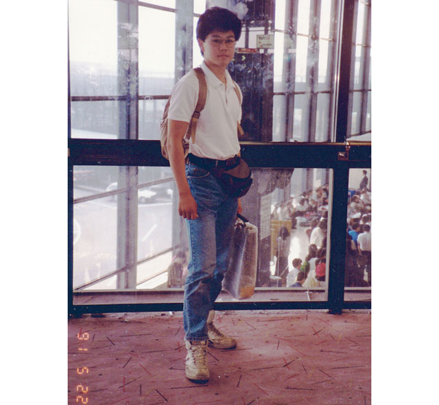 1991年5月 アメリカ出発前の小澤牧師の写真