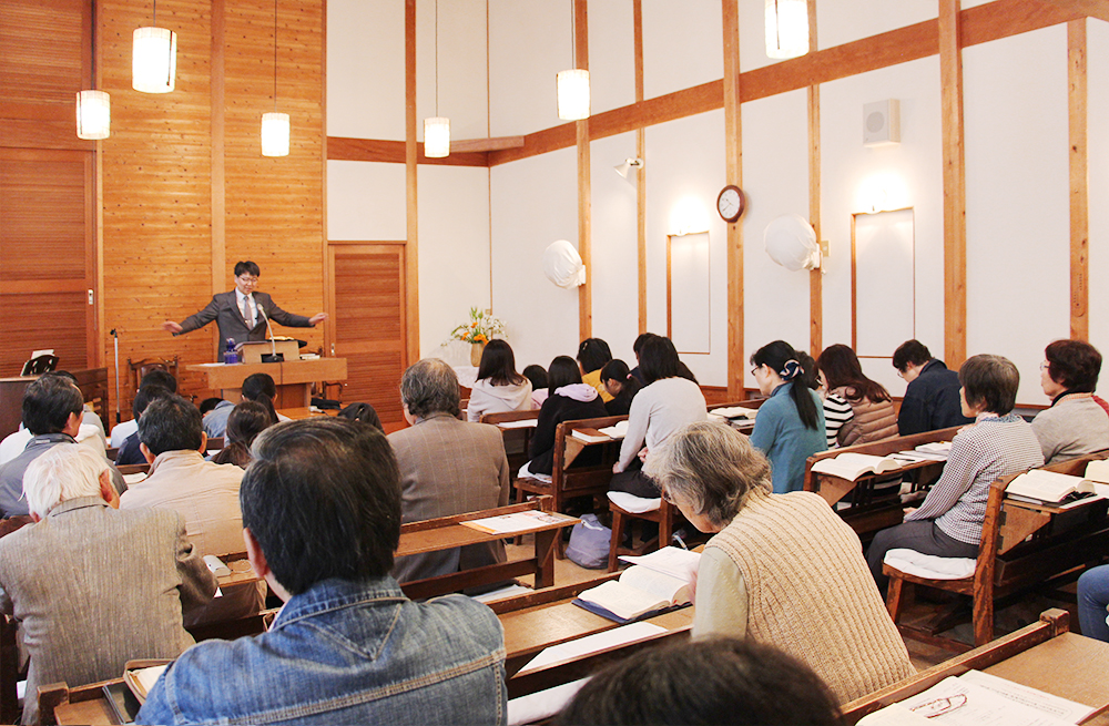 日本キリスト改革派 高知教会の礼拝堂のイメージ画像