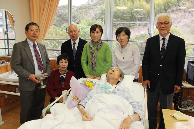 病床洗礼式がありました