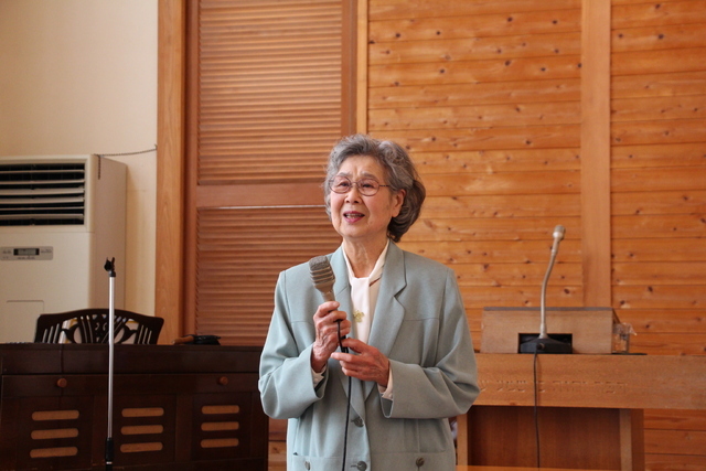 礼拝の中で加入式が執り行われました